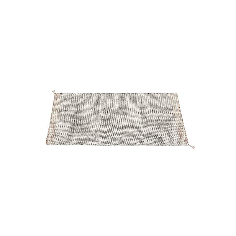 Muuto - Ply Outdoor Rug | 85 x 140 cm / schwarz/weiß