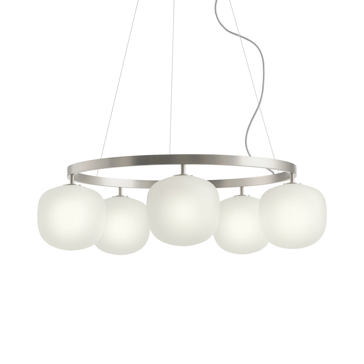 Muuto - Rime Kronleuchter | aluminium grey