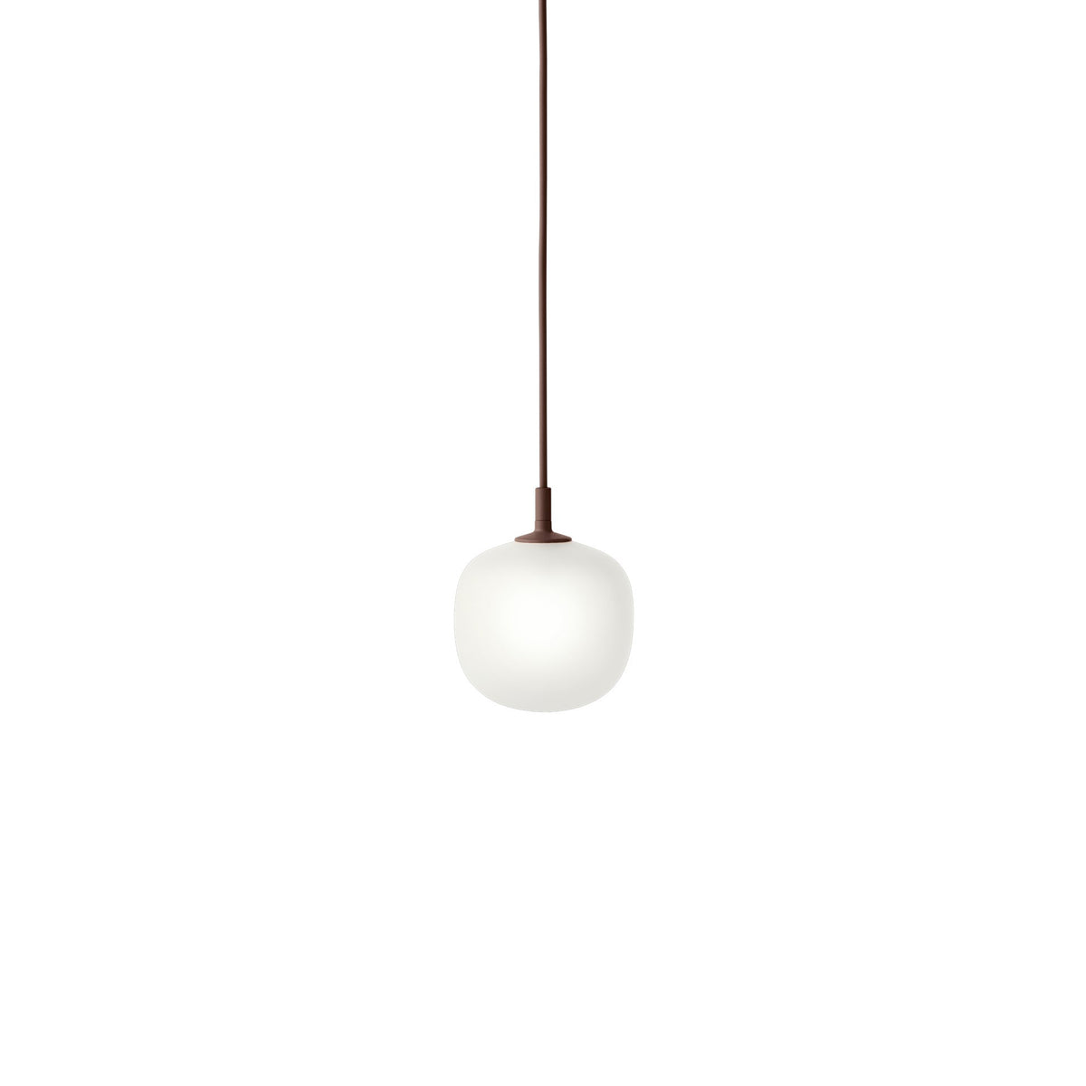 Muuto - Rime Pendelleuchte | Ø 12 cm / dunkelrot