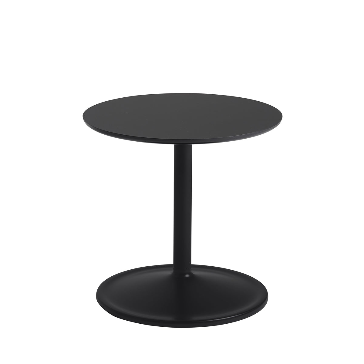 Muuto - Soft Beistelltisch | Ø 41 cm, H 40 cm / schwarz