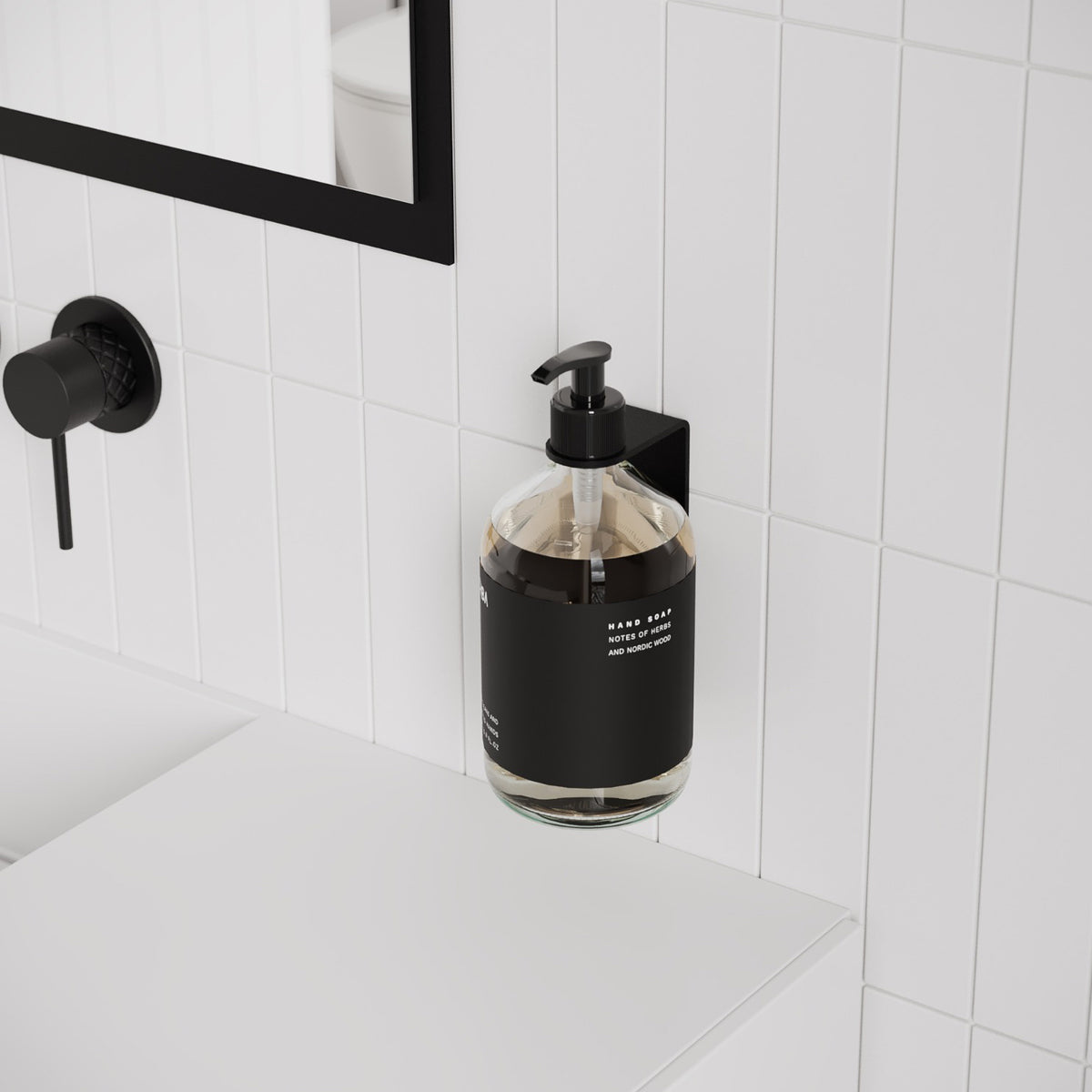 Nichba Design - Wandhalterung für Seife | schwarz