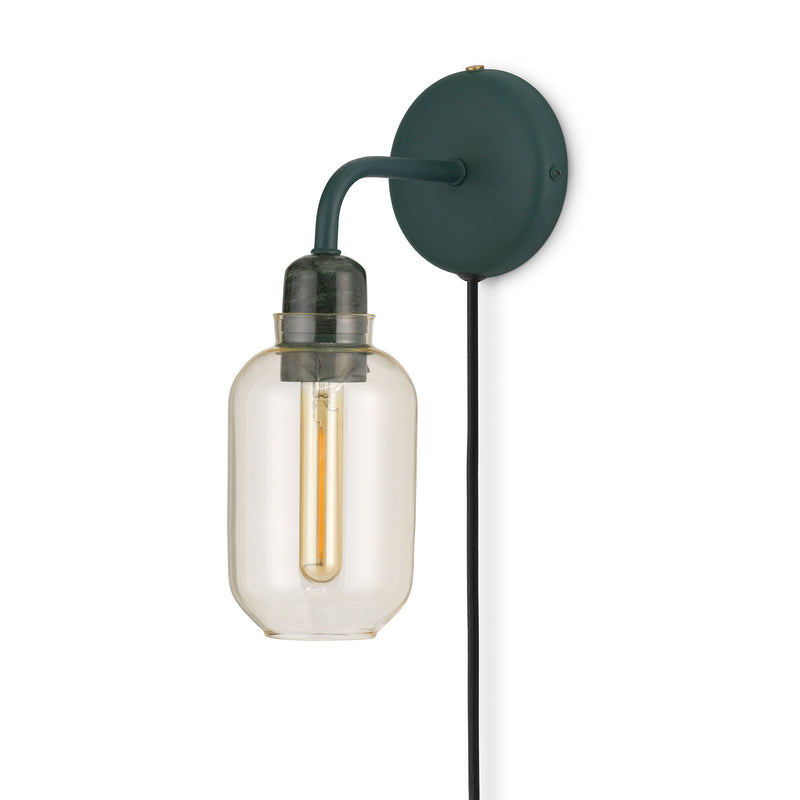 Normann Copenhagen - Amp Wandleuchte | gold / grün