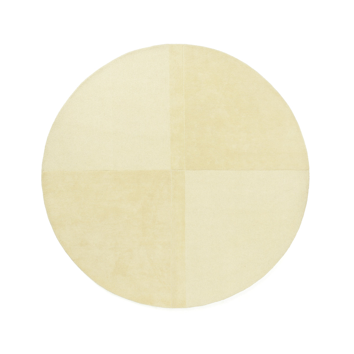 Normann Copenhagen - Level Teppich | Ø280 cm / light yellow