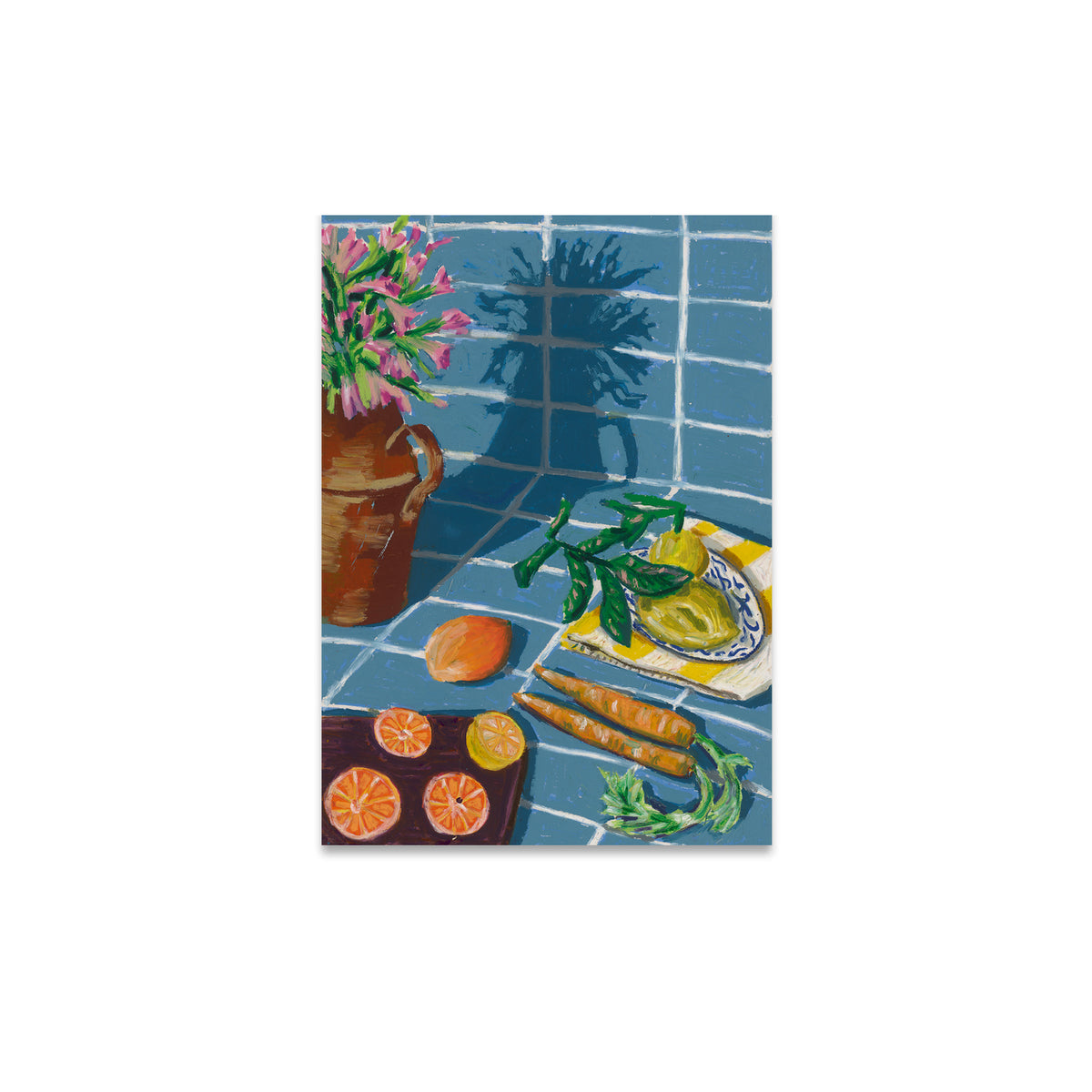 Paper Collective - Composition in Blue Poster | 