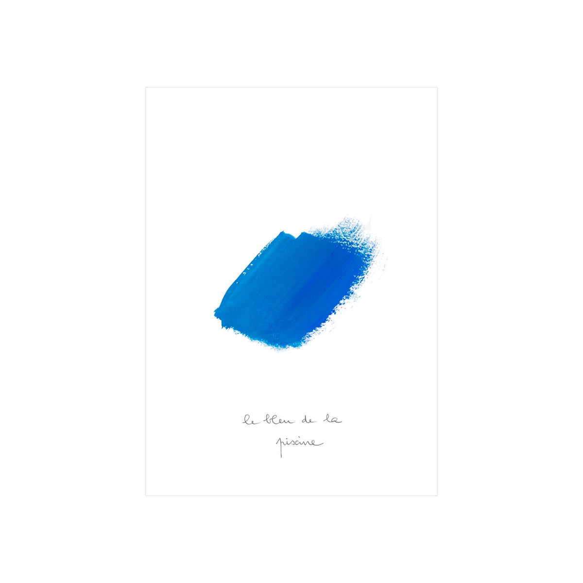 Paper Collective - Le Bleu Poster | 