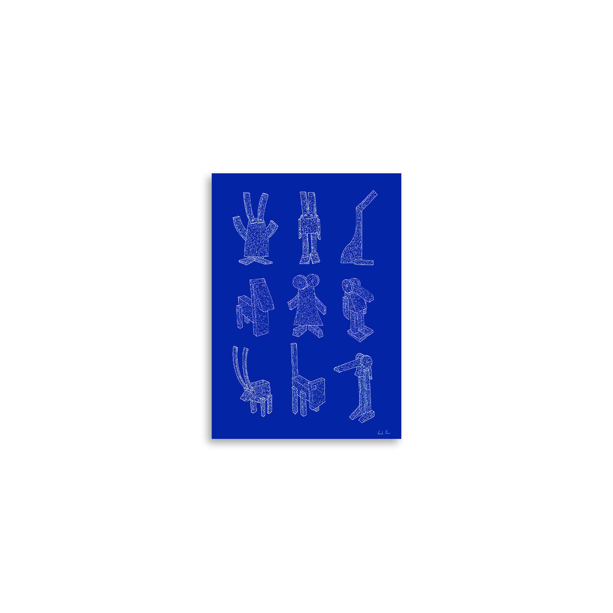 Paper Collective - Offcut Animals Poster | A4