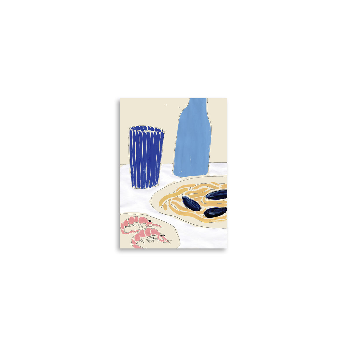 Paper Collective - Positano Lunchtime Poster | A4