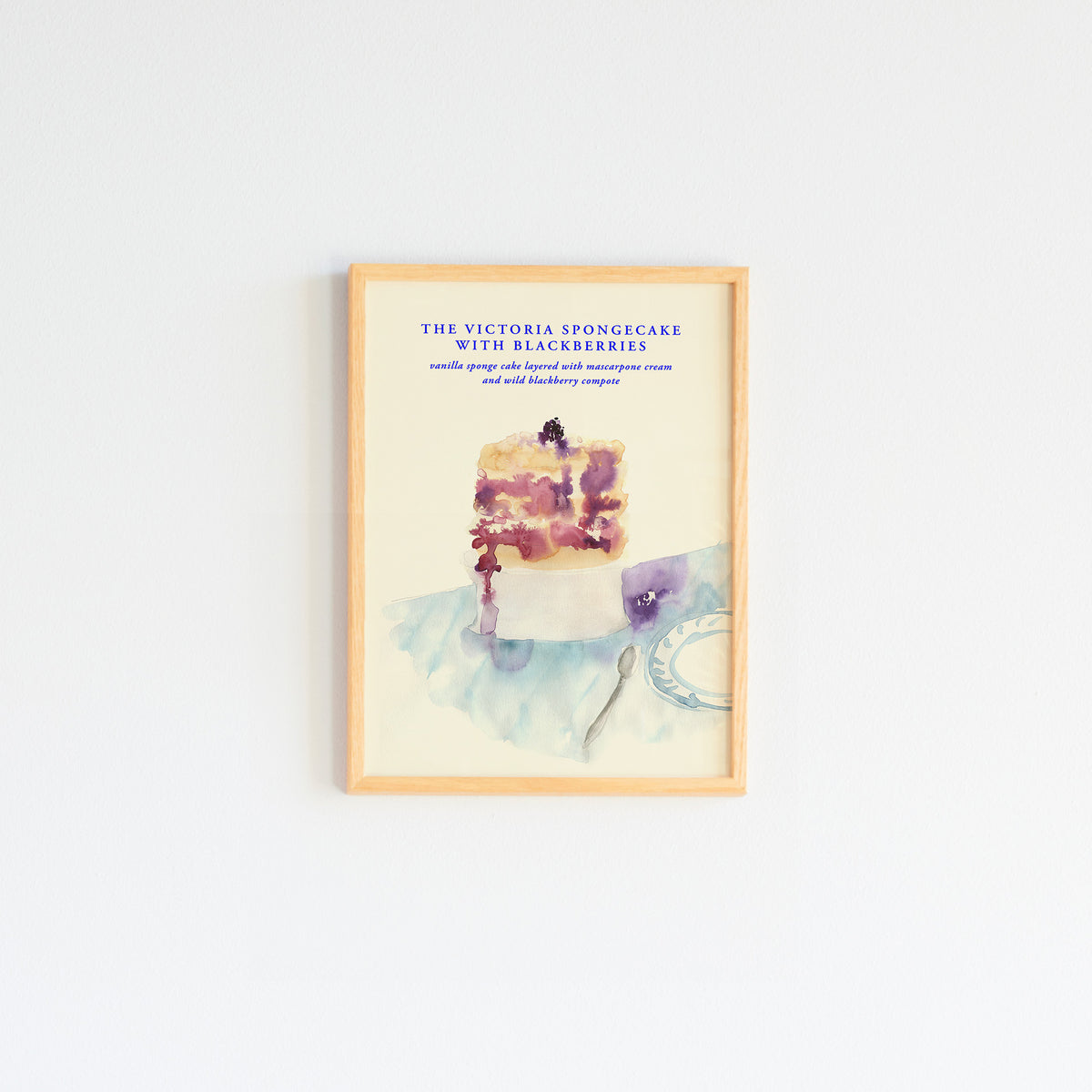 Paper Collective - The Victoria Spongecake Poster | A4