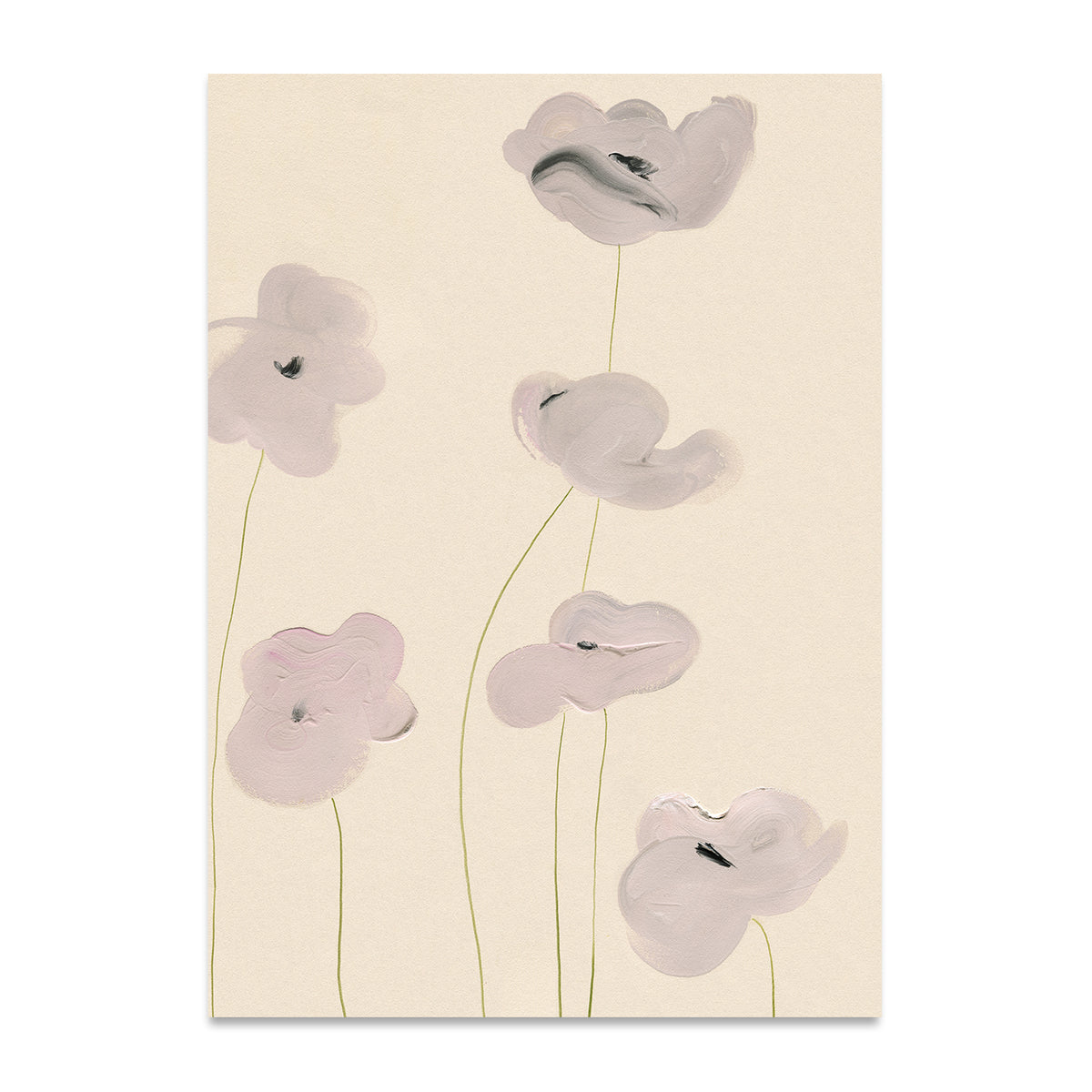 Paper Collective - White Vallmo Poster | 50 x 70 cm