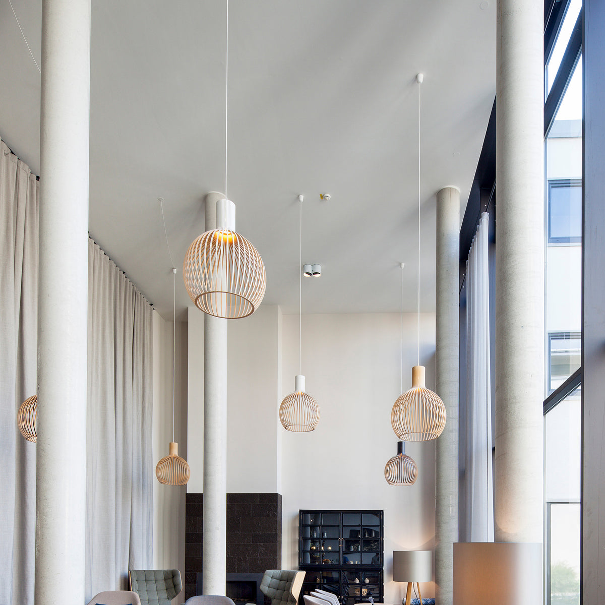 Secto - Octo Small 4241 Pendelleuchte | birke