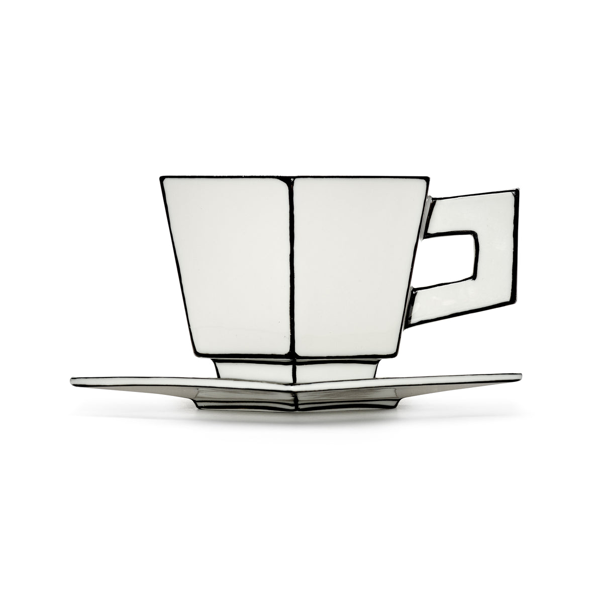 Serax - Carte Blanche Cappuccinotasse mit Untertasse