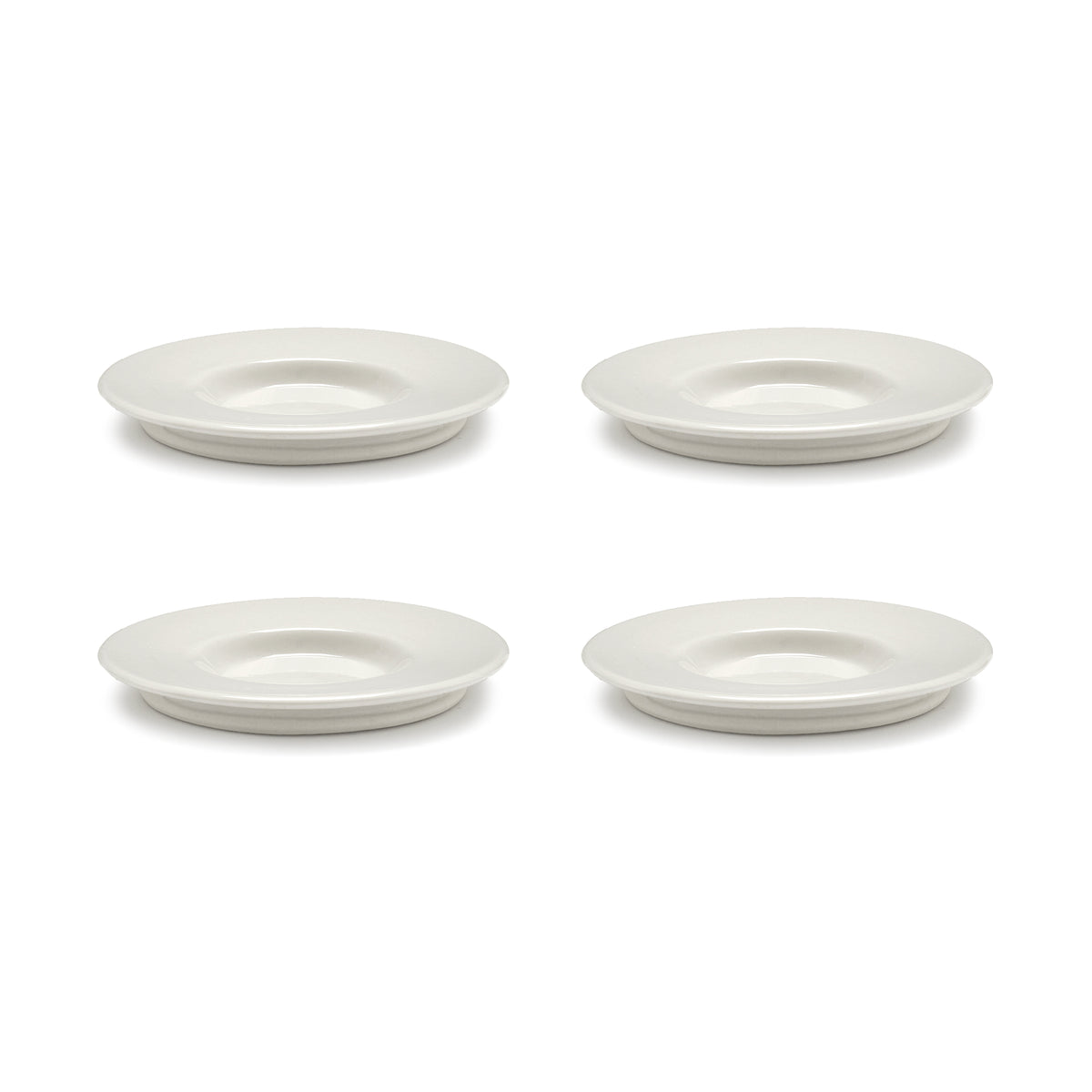Serax - Dune Untertasse zur Espressotasse by Kelly Wearstler | Alabaster