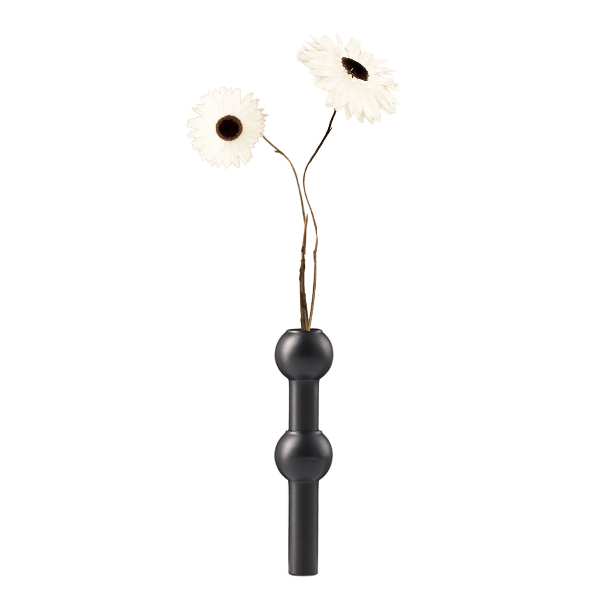 Stoff Nagel - Vase | schwarz