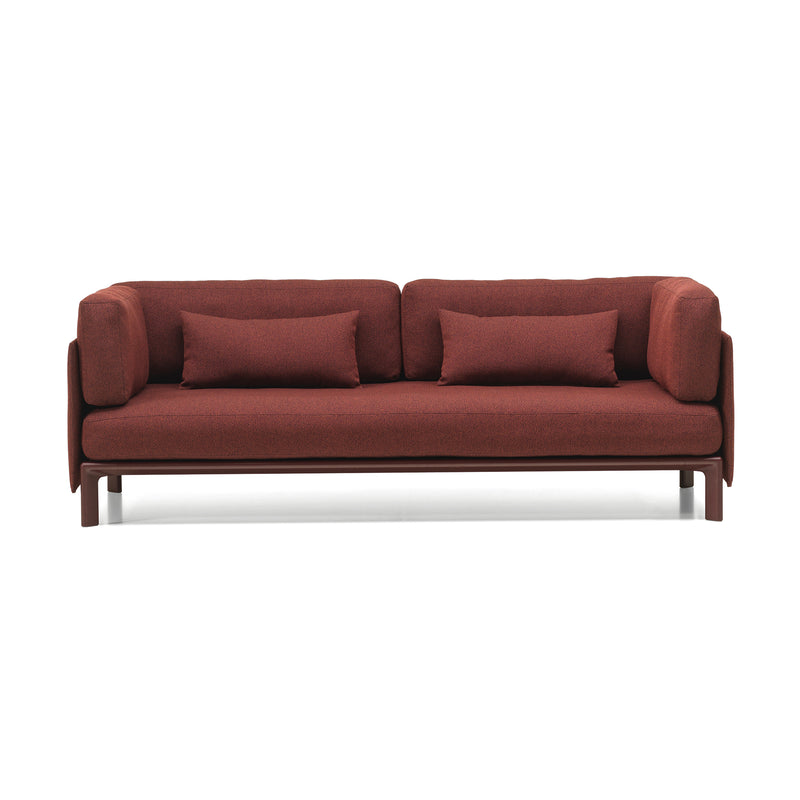 Vitra - Anagram flexibles Modul-Sofa | dunkel bordeaux / dark red melange (Cento 12)