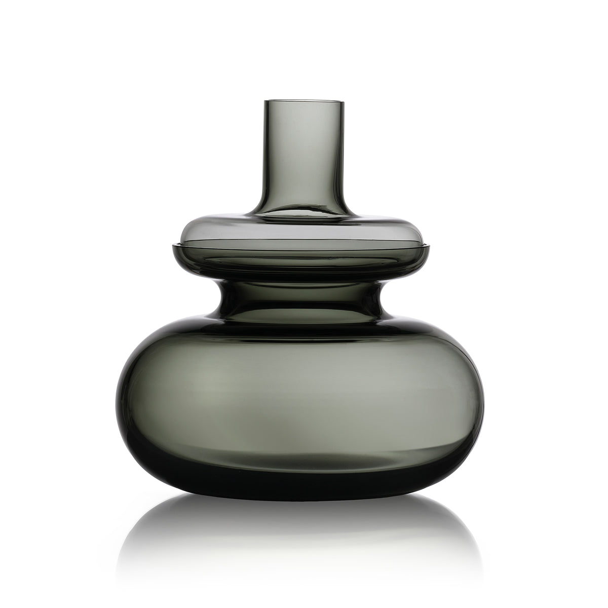 Zone Denmark - Inu Vase | Ø 23 x 25 cm / smokey grey