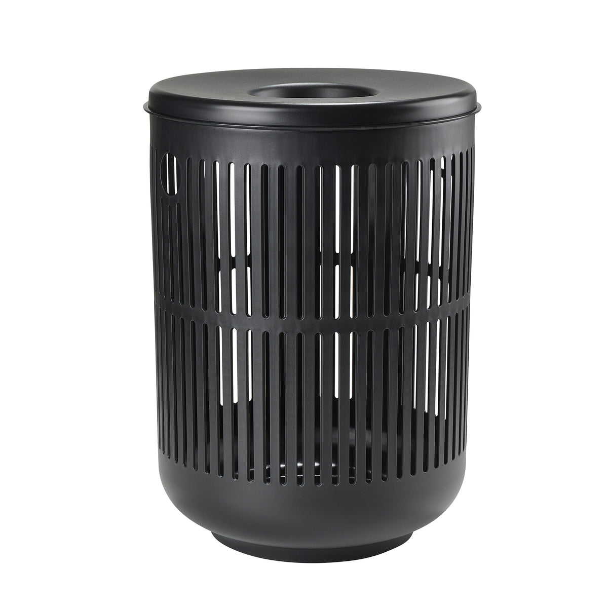 Zone Denmark - Ume Wäschekorb | inkl. Deckel / H 54 cm / black