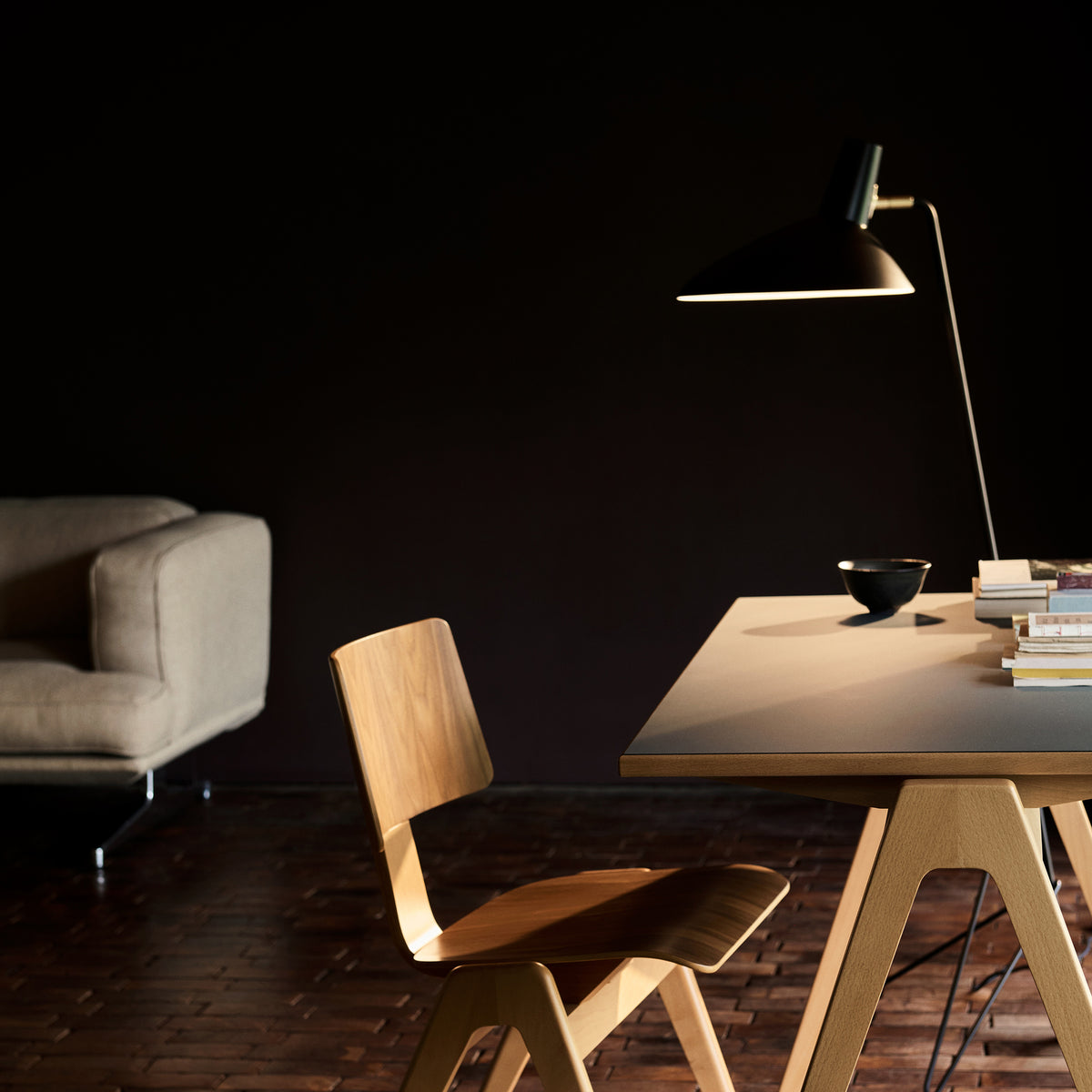 &amp;Tradition - Daystak RD2 Tisch | Laminat Verde Conmodoro, Buche