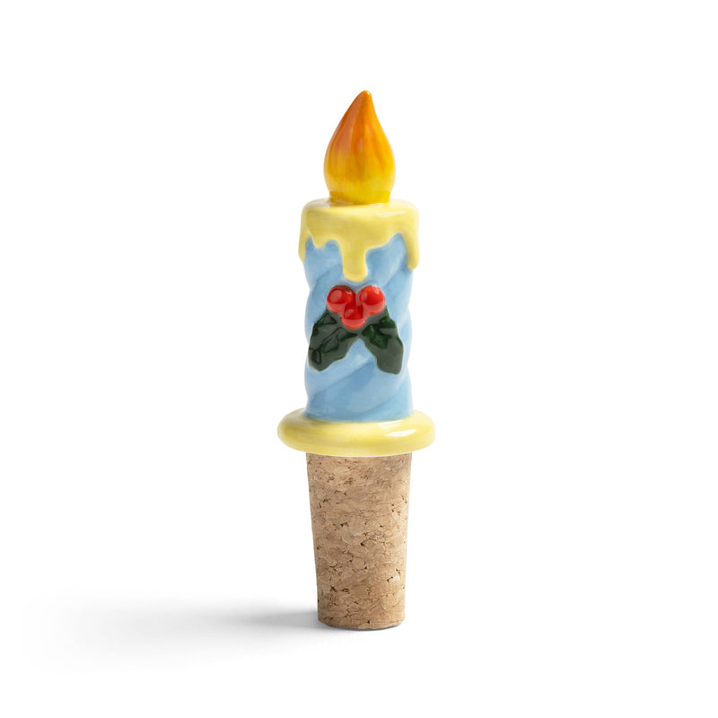 &amp;klevering - Candle Flaschenverschluss | hellblau