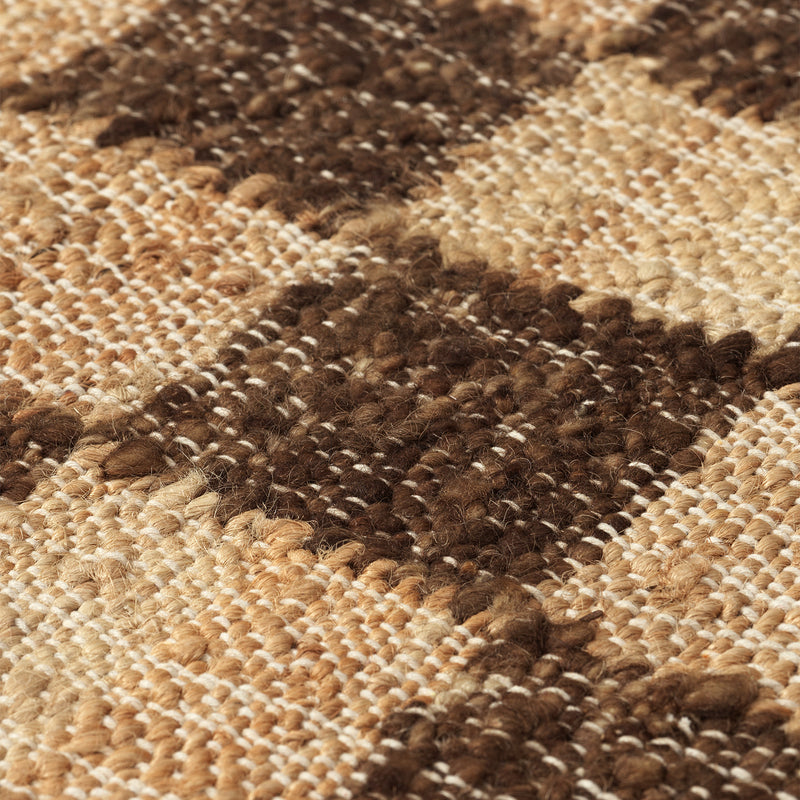 Ferm Living - Check Woll-Jute Teppich