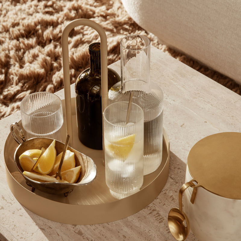 Ferm Living - Ripple Trinkgläser (4er-Set)
