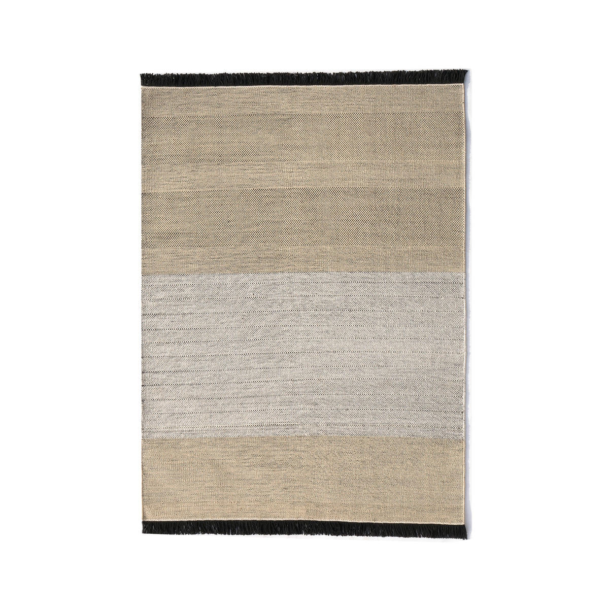 nanimarquina - Tres Outdoor-Teppich | 170 x 240 cm / natur/schwarz
