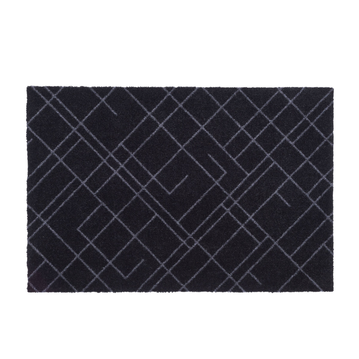 tica copenhagen - Lines Fußmatte | schwarz/grau