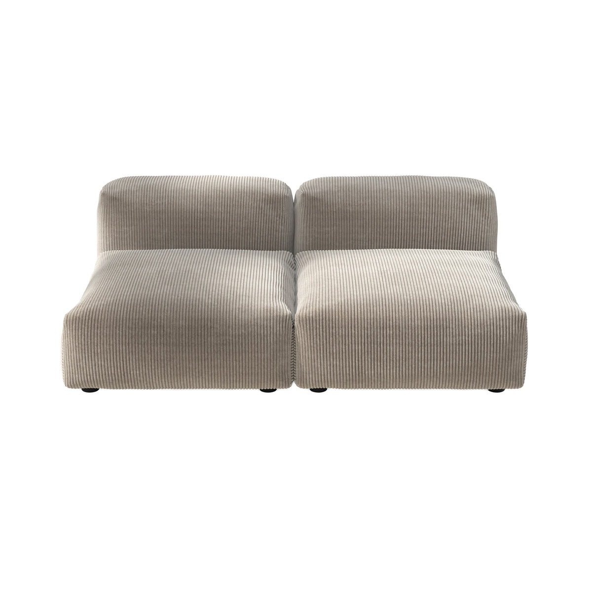 vetsak - Sofa Set 01 Medium | Cord Velours platinum