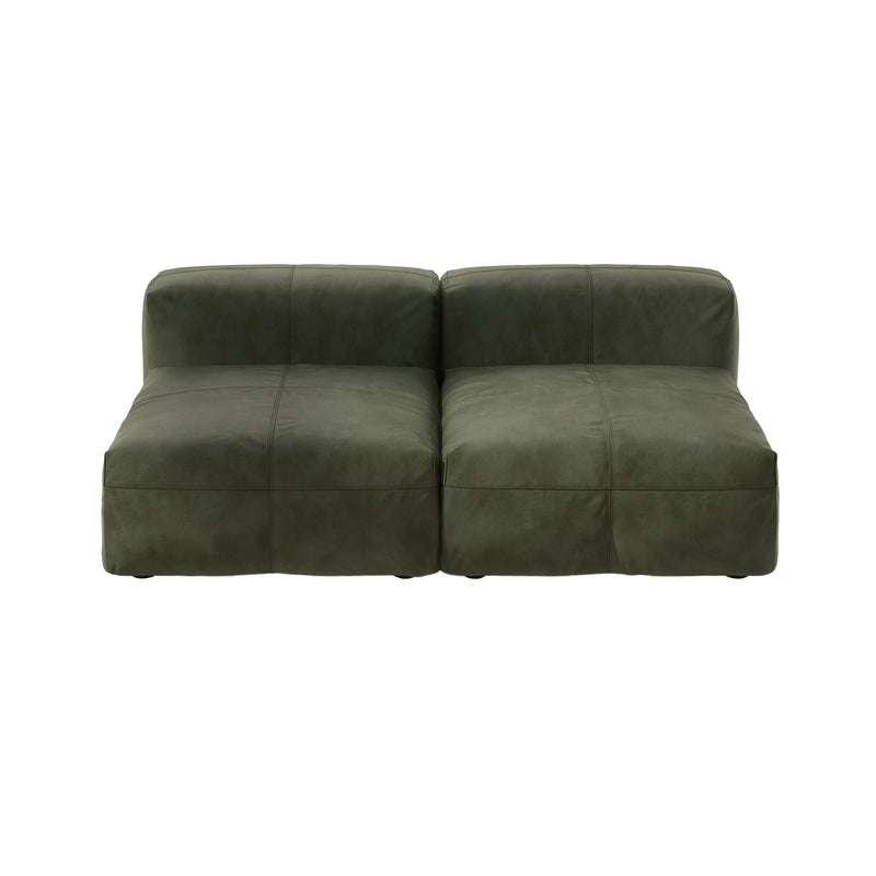 vetsak - Sofa Set 01 Medium | Leather olive