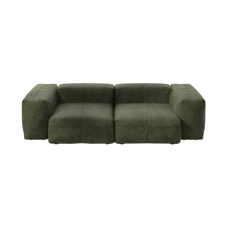 vetsak - Sofa Set 02 Medium | Leather olive