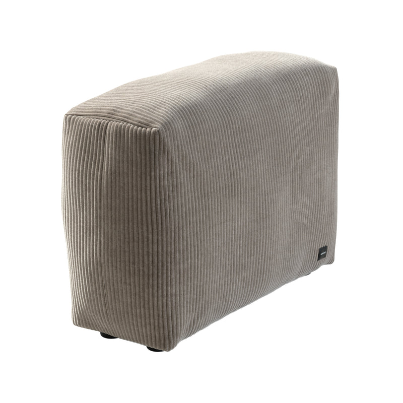 vetsak - Sofa Side Medium | Cord Velour platinum